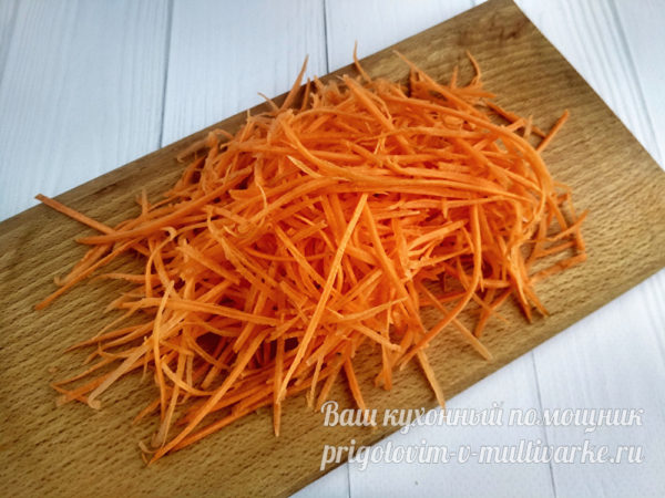 морковка натертая на терке