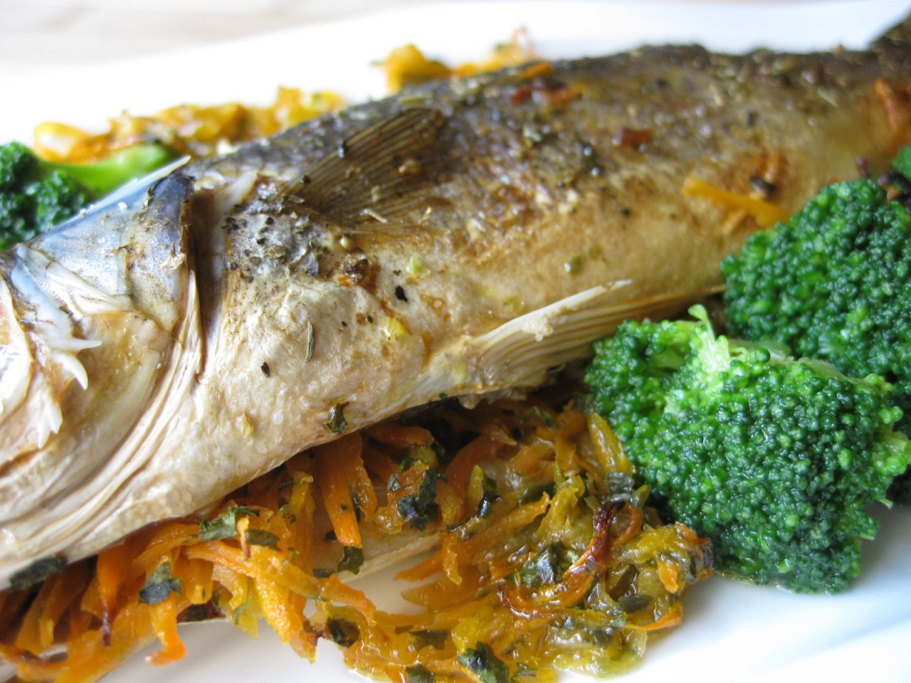 Морской окунь с овощами рецепты приготовления с фото