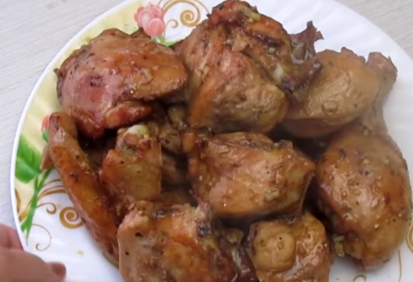 Рецепт курицы кусочками в соевом соусе