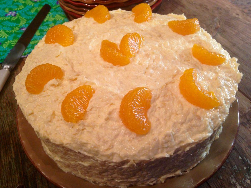 Mandarin Cream Cake