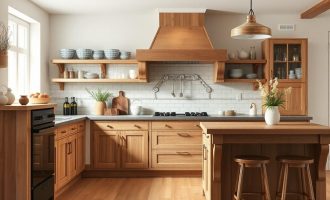 Кухня из массива дуба: как выбрать, ухаживать и сделать интерьер живым
